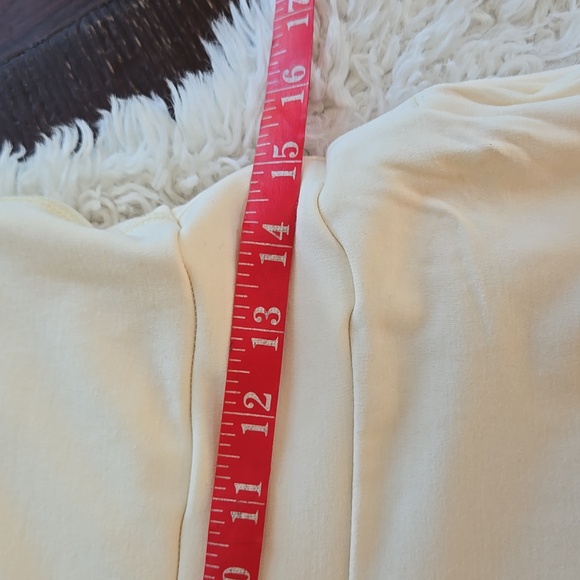 Aria Lattner Everyday Ivory Sleeveless Knit Jumpsuit Large - Picture 10 of 13